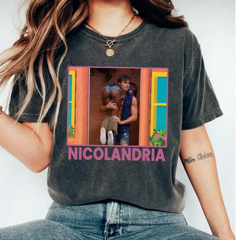 Nicolandria Mom Tee Love Island USA Gift Graphic Baby Women Funny Reality Shirt