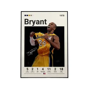 1pc Kobe Bryant Poster, Los Angeles Lakers Poster, Kobe Fan Gift, Nba Poster, Sports Poster, Basketball Gift, Bedroom Decor, Unframed Poster