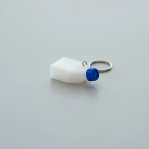 Mini T-25 Cell Culture Flask Keychain