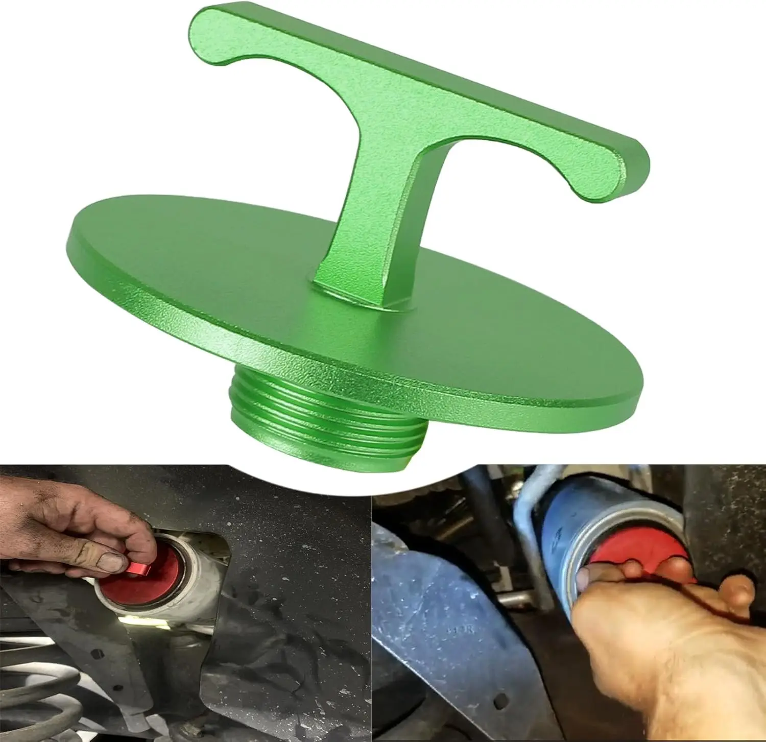 Aluminum Alloy Oil Filter Plug Tool， for Dodge Ram 2500, 3500, 4500, 5500， 5.7L 5.9L 6.4L 6.7L Cummins Turbo Diesel MO285 05083285AA Oil Filter Cap Plug Tool-Ram Accessorice