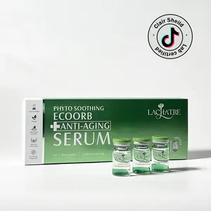 [LACHATRE US]  SOOTHING Green EcoOrb anti-aging serum｜Vegan | Single-use Essence |  Sunburn repair| Elastic TighteningI With Hydrolyzed Collagen｜  Asiatica Phyto Ampoule Centella serum Repair Serum