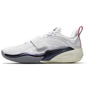 Anta KAI 1 Irving Men's Basketball Shoes - White Black Red, Nitrogen Tech, Carbon Fiber Midsole, Cushioned, Durable, Rubber Sole, Authenticity-Verifiable with Global Authentication Credentials