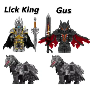 WM Blocks GP103 Anime Building Blocks - Berserk Guts Action Figure Toy Set, Cartoon TV Series Collectible Model Kit for Kids & Adults, DIY Assembling Educational Gift, Birthday Party Favor, High-Detail Construction Bricks, Perfect for Anime Fans & Display