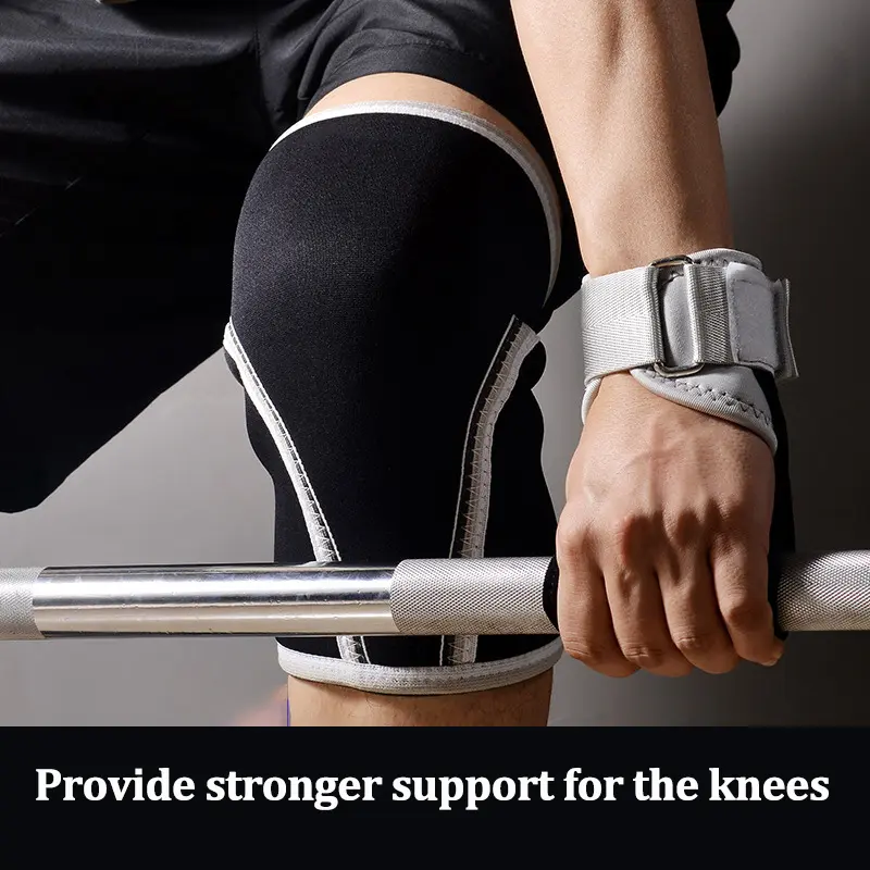 7mm Neoprene Knee Sleeves (Pair) for Men & Women, Compression Wraps for Stronger Support During Weight Lifting, Powerlifting & Squats, Provide Stronger Support For The Knees, Stronger Support For Knees
