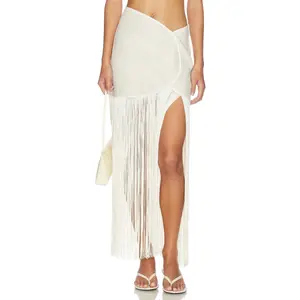 AZULU x REVOLVE Joelle Skirt in Beige Melange