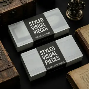 100 Pack - Styled Paper Pieces For Visual Content