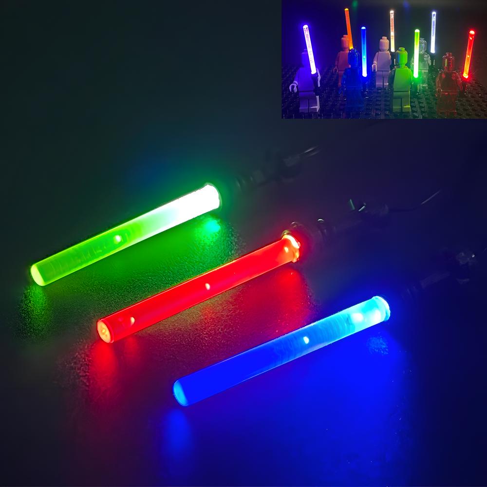 LYBMTWF USB-Powered LED Lightsaber is custom-tailored specifically for minifigures. This handheld, illuminated lightsaber makes an excellent choice for a birthday or holiday gift.