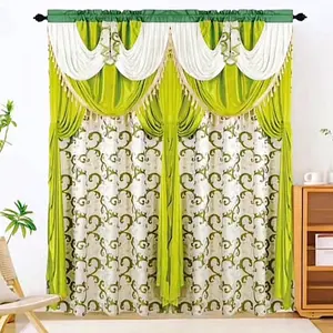 Premium Decorative Living Room Curtains – Elegant Luxury Window Drapes 2 Panel Set for Home Interior Décor