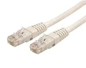 StarTech 2 FT WHITE MOLDED CAT6 UTP PATCH CABLE