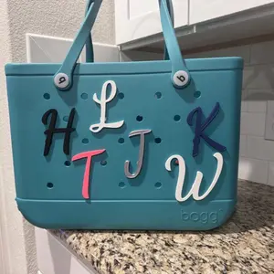 Bogg Bag Letter Charm Upper Case Script - Personalize Your Bag with a Letter Charm
