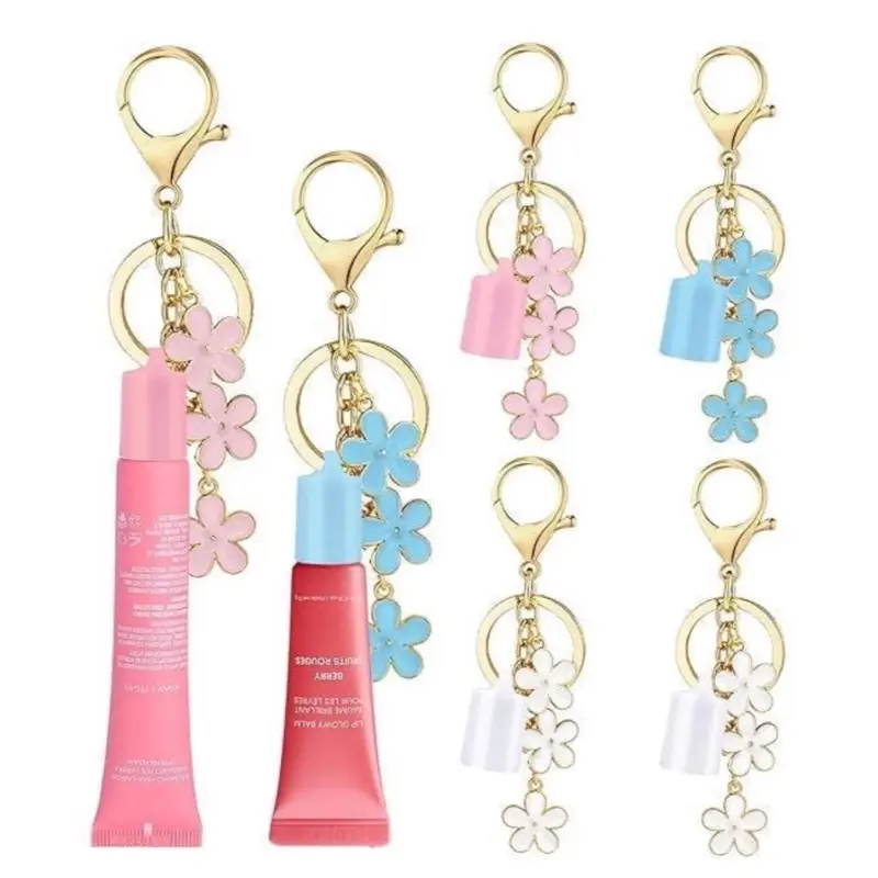 Lip Gloss Lid Keychains