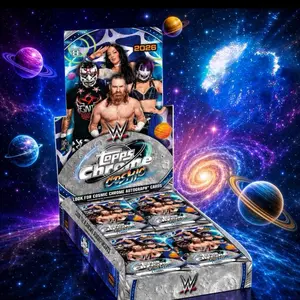 2026 Topps Cosmic Chrome WWE Hobby Box - Collectible Sports Cards, Sports Cards Packs (Option: 1 Single Pack or Full Box)