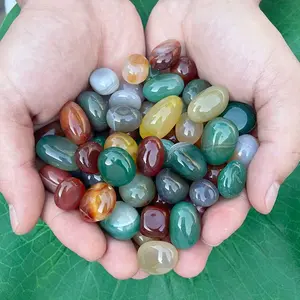 Natural Rain Flower Stone, Original Pebble Decorative Stones for Fish Tank & Plant Pots, Multi-Color Small Rocks for Aquariums & Gardens