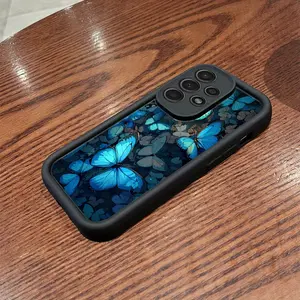 Phone Case - Personalized Blue Butterfly Fashion Pattern Phone Case for Samsung Galaxy S26 S25 S24 S23 S22 S21 Fe Plus Ultra A13 A14 A15 A16 A17 A33 A34 A35 A36 A52 A53 A54 Note20 High-End Stepped Shock Absorption Protective Soft Cas