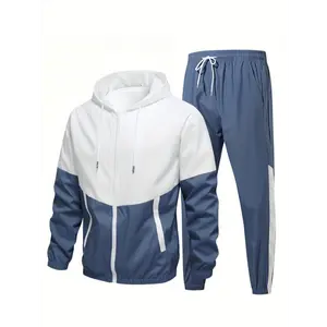 Men's Athletic Windproof Sportswear Set, Jacket And Pants, Gym Suit, Active Co Ord Set Fitness Workout
