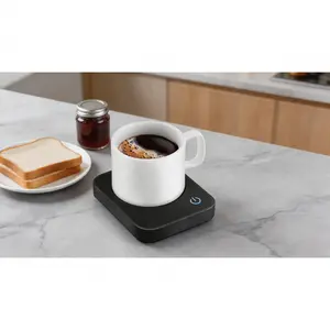 Desktop coffee mug warmer featuring 3 temperature levels and auto shutoff. Built with smart safety reminder, ideal for keeping coffee, tea and milk warm at home or office. Miro up