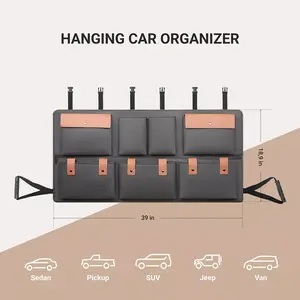 Compact Hanging Car Trunk Organizer – No-Slip Storage for SUV