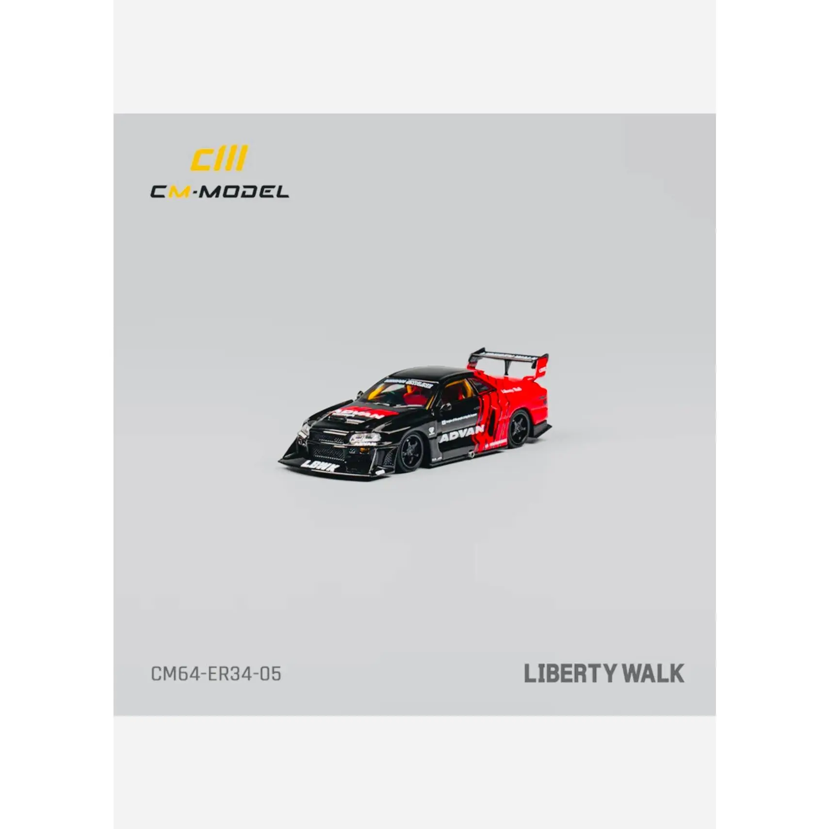 CM Model Factory Sealed Nissan LBWK ER34 Advan