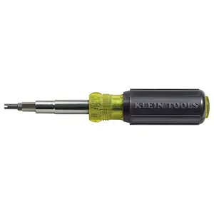 Klein Tools 32527 11-in-1 Screwdriver / Nut Driver with Schrader Bit