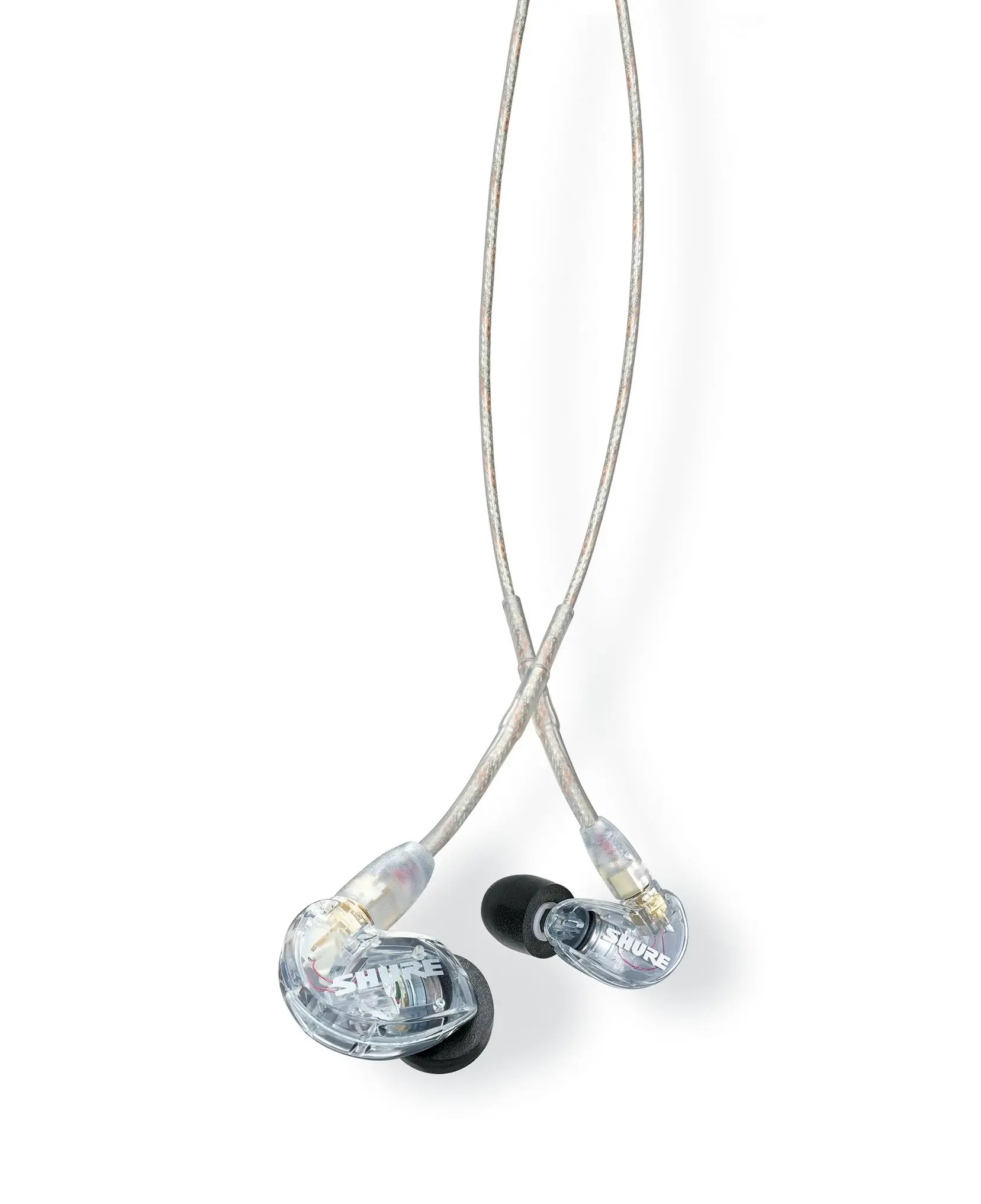 Shure SE215 PRO Wired Earbuds - Professional Noise-Isolating Earphones with Detachable Durable Long-Lasting Audio Connector, Clear Sound, Deep Bass, Single Dynamic MicroDriver, Secure Fit In-Ear Monitor, Carrying Case & Fit Kit (Clear, SE215-CL)