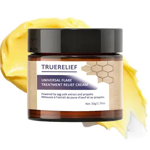 TRUERELIEF Universal Flare Treatment Relief Cream, Soothing Relief with Propolis & Egg Yolk Extract, Suitable for irritated skin, Relief of skin itching,Anti-Chafing, Soothing Skin Support, Multi-functional skincare cream