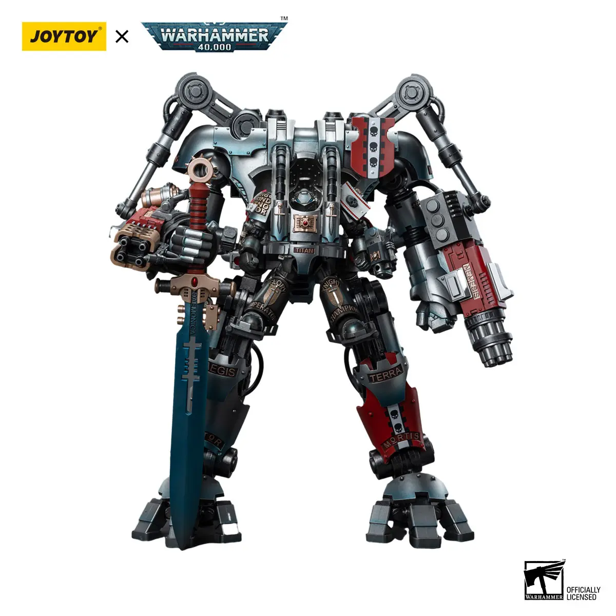 JOYTOY 1/18 Grey Knights Nemesis Dreadknight Premium Collectible Hyper-Realistic Non-Toxic Action Figure, Detailed Model JT6434 for Ages 12+, Hyper-Realistic Action Figures