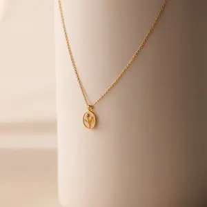 Pearl Tulip Necklace