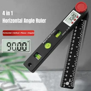 4-In-1 Digital Angle Meter Inclinometer Digital Angle Ruler Electronic Goniometer Protractor Angle finder Measuring Tool