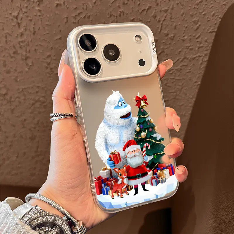 Christmas Dream Team Phons Cases  for iPhone 17 AIR 17 PRO 16 PRO 15  PRO MAX  14 PLUS 13 PRO 12 11 PRO XS MAX X XR Samsung Galaxy S25 Ultra S24 S23 S22 Plus Cellphone Santa