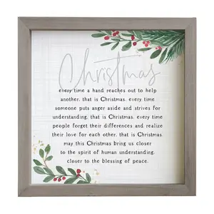 Christmas Every Time Rustic Frame By Sincere Surroundings