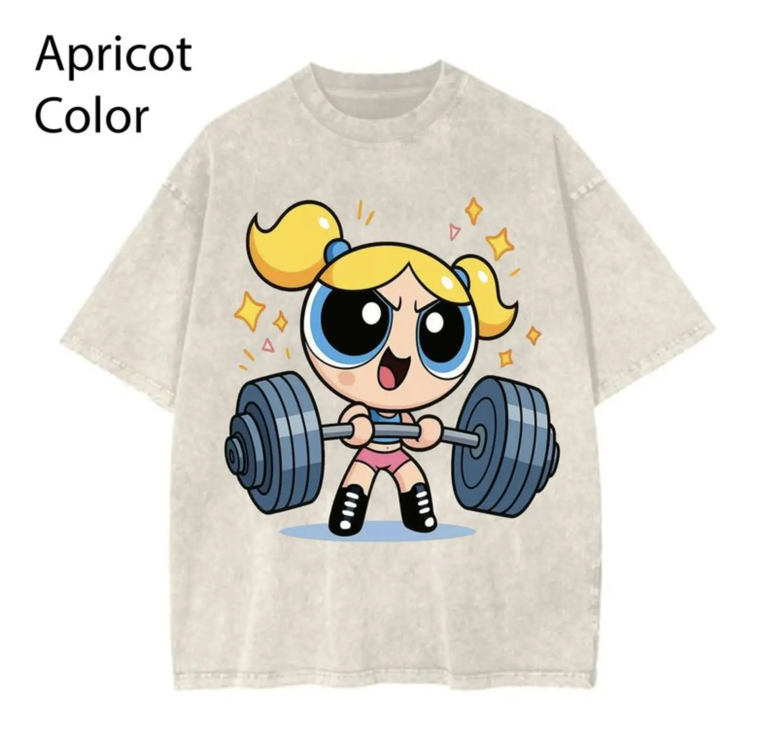 Bubleess #Powerpuffff Girls Gym 2025 Shirt, Y2K Shirt, Gym Shirt, Graphic Gym Shirt, Vintage Washed Tee Contton, Gym Shirt Women, For Men, Ful Size