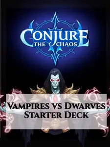 Conjure the Chaos Fantasy card game - Vampires vs Dwarves