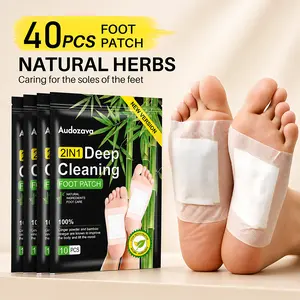 Foot Detox Patches for Stress Relief Toxin Removal & Better Sleep Natural Deep Cleansing Pads Healthy Healthcare Solution Treatment Herbal Wellness Blend Ginger Turmeric Peppermint Essential Herbs Best Gift Ideas Father's Day gift Summer Vibes