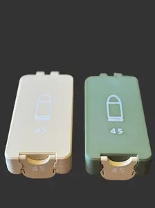 Layer51 BoxLoc Modular Storage Case with Removable Tray Insert 3D Printed Organizer for Small Items and Hobby Supplies