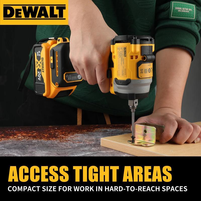 DEWALT DCF850 Impact Driver Electric Driver 20V Lithium Battery Brushless screwdrivers High Torque tools