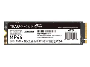 Team Group MP44 M.2 2280 4TB PCIe 4.0 x4 with NVMe 3D NAND Internal Solid State Drive (SSD) TM8FPW004T0C101