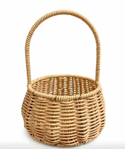 Flower basket 6" vanilla