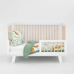 Cotton Muslin Toddler Bedding 3 Piece Set - Mighty Jungle