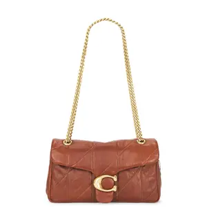 Coach Soft Quilted Tabby Shoulder Bag 26 in Pecan