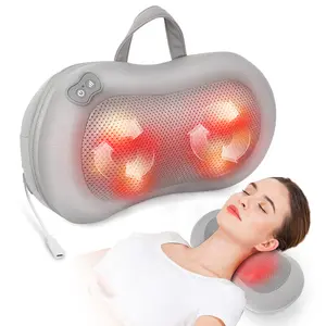 Neck and Back Massager with Heat,Electric Shoulder Massager for Pain Relief - Gifts for Dad Husband Mom Women Men, Shoulder Waist Leg Foot Massage,Deep Tissue Kneading 3D Electric Pillow