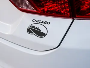 Chicago Bean Car Decal - Vinyl Sticker for Car Exterior Accessories car sticker decal sticker