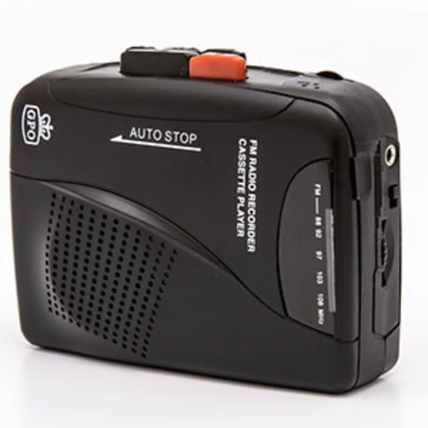 GPO GPOPCP Retro Portable Personal Cassette Player-Radio with Speaker, Recorder & Music Function, Black [MEDIA PLAYER ACC]