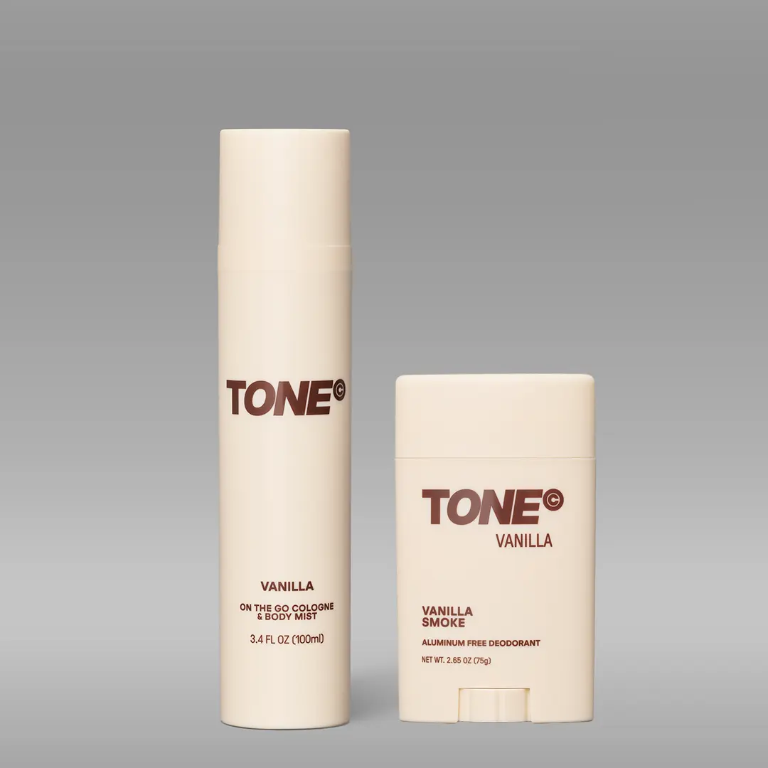 TONE Vanilla Collection with On The Go Cologne and Deodorant