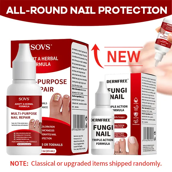 SOVS Extra Strength Toenail Fungus Treatment - Antifungal Nail Care Solution for Toenails & Fingernails, Triple Action Wellness Formula for Fungal Removal, Damaged Nail Repair, 0.5 Fl Oz Summervibes Therapeutic Healing, Anti-Fungal Nail Repair, Fungal Tre