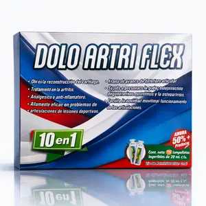Dolo ArtriFlex - 15 (20ml Drinkable Shots) Articulaciones - Inflamacion -  Daily Energy Vitamins & Wellness Support (15 x 20mL)