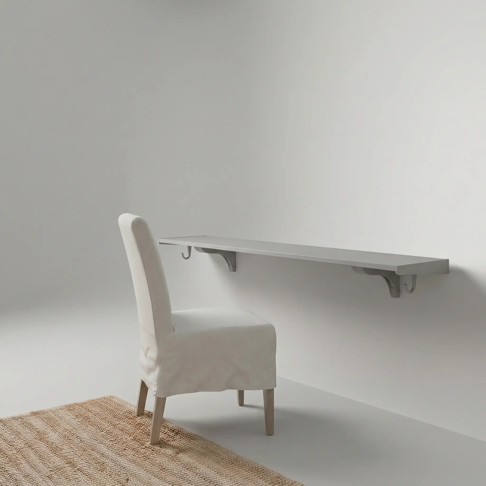 6ft Single-Tier Floating Desk