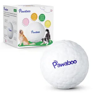 Pawaboo Dog Balls for Aggressive Chewers, Indestructible Teething Tennis Balls for Dogs, Interactive High Bouncy Dog Toy Balls Water Toy Fetch Balls for Large Medium Small Dog and Puppies