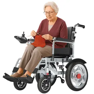 Foldable electric wheelchair, having a 15 - kilometer long - range battery, meeting the various travel needs of the elderly，250w dual-motor system for 8-hour continuous use,Christmas gifts,Black Friday limited-time specials