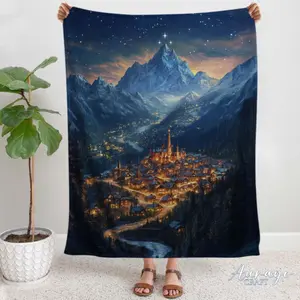 Night Court Blanket, Fantasy Book Reader Gift, Night Court Readers Blanket, Book Lover Gift, Bookish Gift, Gift for Book Lovers,Library Gift,Christmas Gift