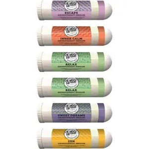 Aromatherapy Inhalers RELAXATION 6 PACK (ESCAPE, CALM,2 RELAX, DREAMS, ZEN)